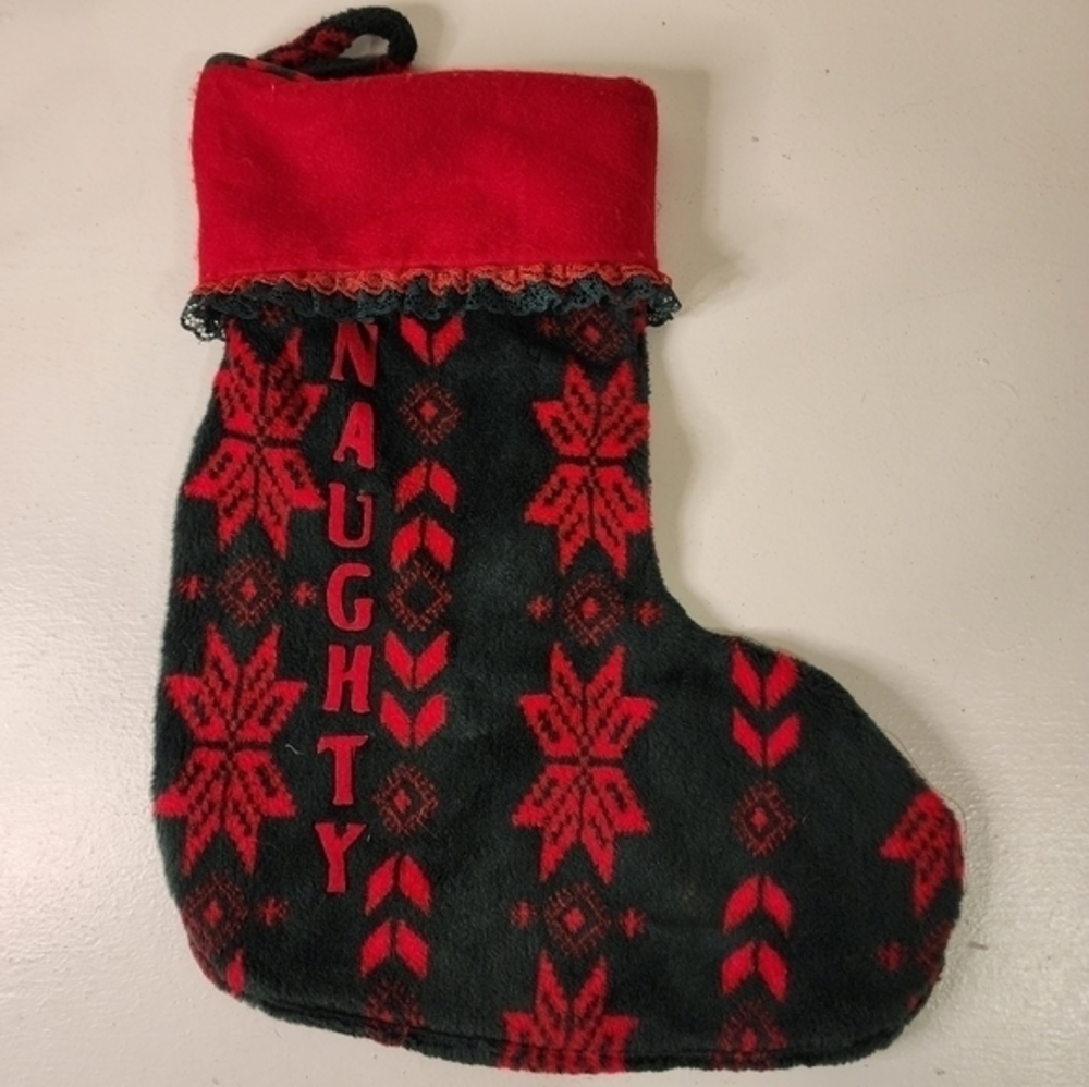 "Naughty" Christmas Stocking